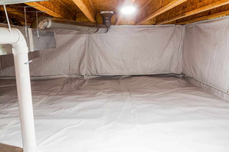 Crawlspace with Encapsulation Barrier